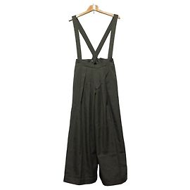 Autre Marque Macacão ELIN de lã com pernas largas Verde Verde oliva