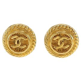 Pendientes Chanel Coco Mark Dorado