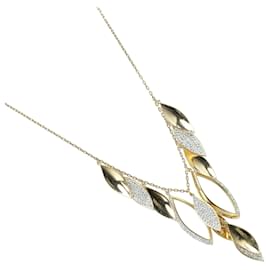 Collier Swarovski Grape Leaf Doré