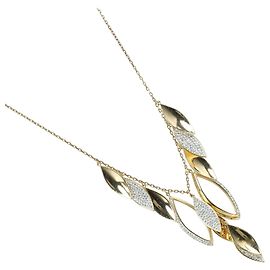 Swarovski Grape Leaf Halskette Golden
