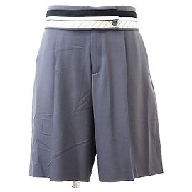 Dior 100% Virgin Wool Shorts Brown