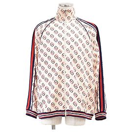 Gucci GG Interlocking Monogram Polyester Cotton Jacket Beige