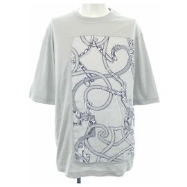 Camiseta Hermès T-shirt de Algodón M Castaño