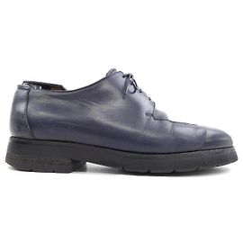 Chaussures en cuir Berluti Bleu Bleu Marine