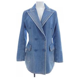Autre Marque Ermanno Scervino Denim Jacket Blue