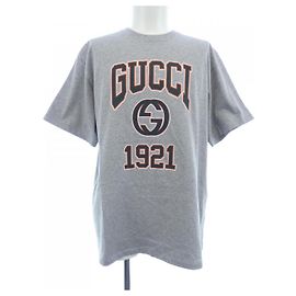 Camiseta de algodón Gucci Castaño
