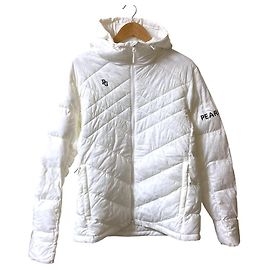 Autre Marque Jaqueta acolchoada de nylon jacquard camuflagem Pearly Gates Branco