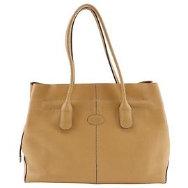 Tod's Tod’s Restyled D-Bag Calf Tote Bag Beige