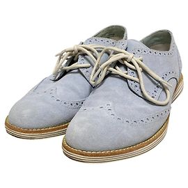Autre Marque Chaussures à lacets Cole Haan LunarGrand Suede Wingtip Bleu