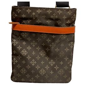 Autre Marque Borsa a tracolla in jacquard monogram russet Marrone