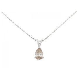 Autre Marque Collana con Diamanti PT850 Argento