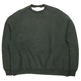 Autre Marque Sweatshirt à col rond blurhms ROOTSTOCK Back Fleece Sweat Crew-neck P/O en coton et polyester Marron Gris anthracite