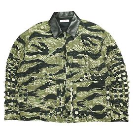 Autre Marque SYUMAN. Chaqueta de algodón con cortes láser paralelos Multicolor Otro