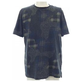 T-shirt Moncler Gamme Bleu Marrone Blu navy
