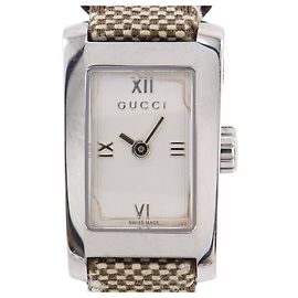 Relógio Gucci em aço inoxidável a quartzo Branco