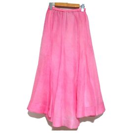 Autre Marque BLAMINK Seidenrock lang Pink