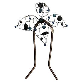 Autre Marque Accessorio per capelli Flower di colette malouf Blu