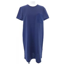 Hermès Hermes Cut Dress Blue