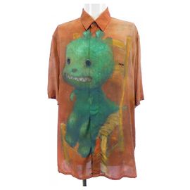 Camicia a maniche corte Dior OTANI WORKSHOP Verde Arancione