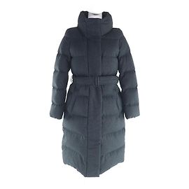 Autre Marque Mackintosh Nylon Down Coat Brown Dark grey