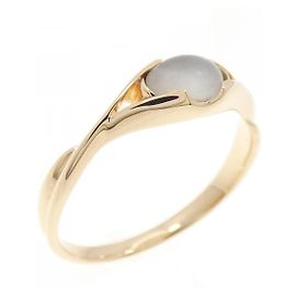 Autre Marque Bague 4°C Moonstone Au750 Doré