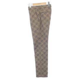Pantalones Gucci Castaño Beige
