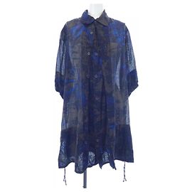 Autre Marque Y's S/S Hemd Schwarz Blau Khaki