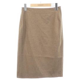 Jil Sander Cashmere Blend Skirt Brown