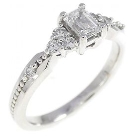 Autre Marque Gstv Platinum Diamond Ring Silber