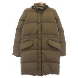 Jil Sander Daunenmantel Grün Khaki
