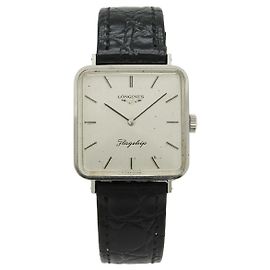 Longines Flagship Au750 Manual Mecânico Prata