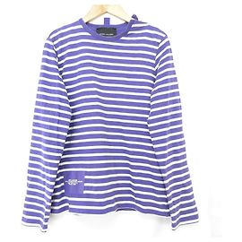 MARC JACOBS Blusa de manga comprida listrada Cut and Sewn Roxo