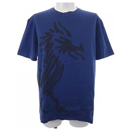 Hermès Camiseta de algodón Hermes Azul