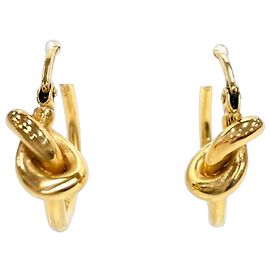 Céline CELINE SCA1233 Knot Small Hoop Earrings Doré