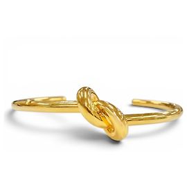 Céline Bracciale Celine Gold Knot Extra Thin D'oro