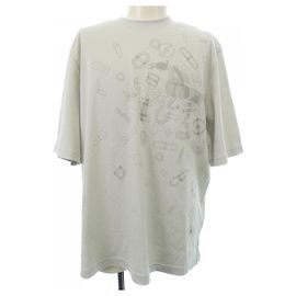 Hermès Camiseta de algodón Hermes Talla S Castaño