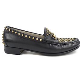 Chaussures en cuir Gucci Noir