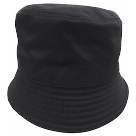 Prada Triangle Logo Re-Nylon Hat Black