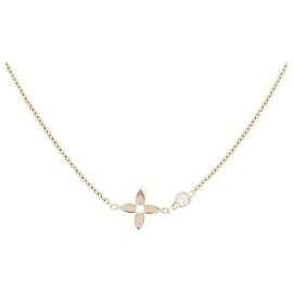 Colar Pendente Monogram Idir 750 em Ouro Rosa e Diamante Louis Vuitton Rosa