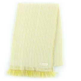 Hermès Wavy Large Kaschmir Schal Gelb