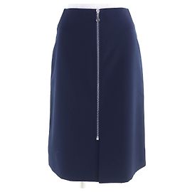 Hermès Wool Skirt 34 Blue Navy blue