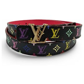 Cinturón de cuero Monogram Louis Vuitton Multicolor Monograma