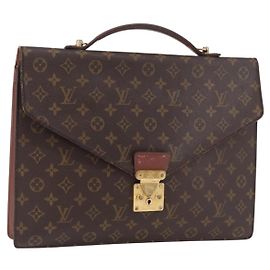 LOUIS VUITTON Monogram Porte Documents Bandouliere Bag M53338 Auth ka5092 Monograma