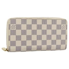 LOUIS VUITTON Damier Azur Zippy Wallet Long Wallet N60019 LV Auth ar14067V Andere