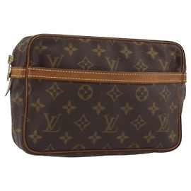 LOUIS VUITTON Monogram Compiegne 23 Clutch Bag M51847 LV Auth 190872 Monogram