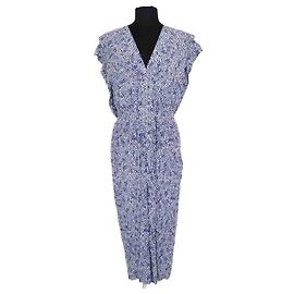 Isabel Marant Kleid Blau Viscose Blau