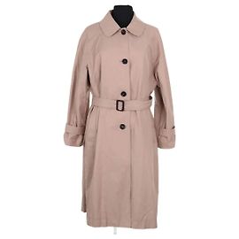 Gabardina Max Mara de algodón beige Beige