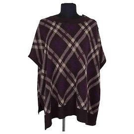 Poncho de lã marrom Eric Bompard Marrom