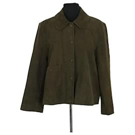 Veste Ba&Sh en daim kaki Kaki