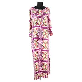 Autre Marque Vestido AML Paris de seda multicolor Multicolor